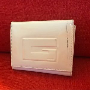 Authentic white Gucci wallet.